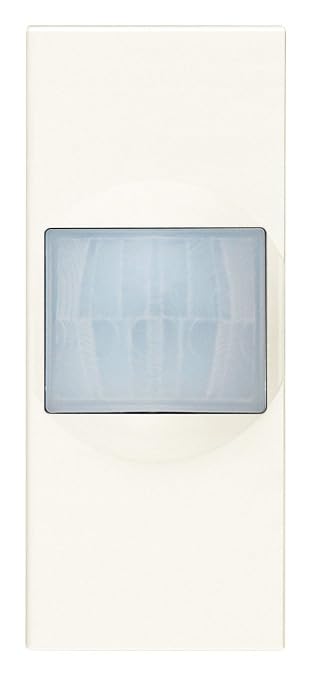 Vimar 30181.B Interruptor de línea con Sensor de Movimiento infrarrojo para Encendido Luces, umbral del Sensor crepuscular y Ciclo de sincronización Ajustables