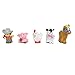 Replacement Parts for Little People Farm - Fisher-Price Animal Friends Farm DWC31 & CHJ51 ~ Replacement Figures ~ Cow with Calf, Pig, Horse, Chicken and Farmer