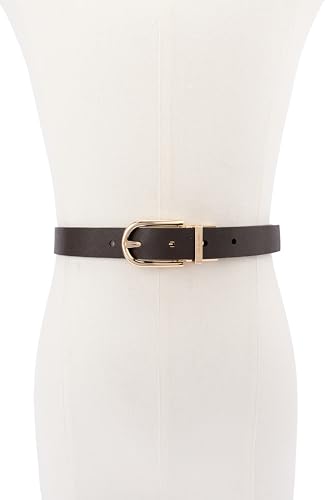 Michael Kors Womens 1 Inch Reversible to Saffiano Leather Belt4