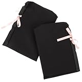 PRETYZOOM Motorrad Winterhandschuhe 1 Paar Winddichte Gefütterte Lenkerhandschuhe aus Baumwolle Schwarz für Schneemobil E Bike und Outdoor Einsatz