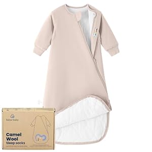 kaiya baby Unisex Sleeping Bag for Babies and Toddlers 2.5 Tog Sleep Sack, Long Sleeve Sleep Sack, Wearable Blanket Baby