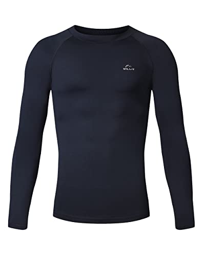 Willit Youth Boys' Compression Thermal Shirts Fleece Baselayer Long Sleeve Girls' Kids Football Soccer Undershirts2