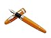 Lanxivi Jinhao 159 Fountain Pen Medium Nib Orange Color Silver Trim Big Heavy with Pen Pouch
