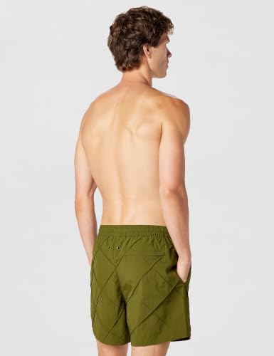 Image of DKNY Men's Lightweight Quick Dry Volley UPF 40+ Protection Swim Trunk