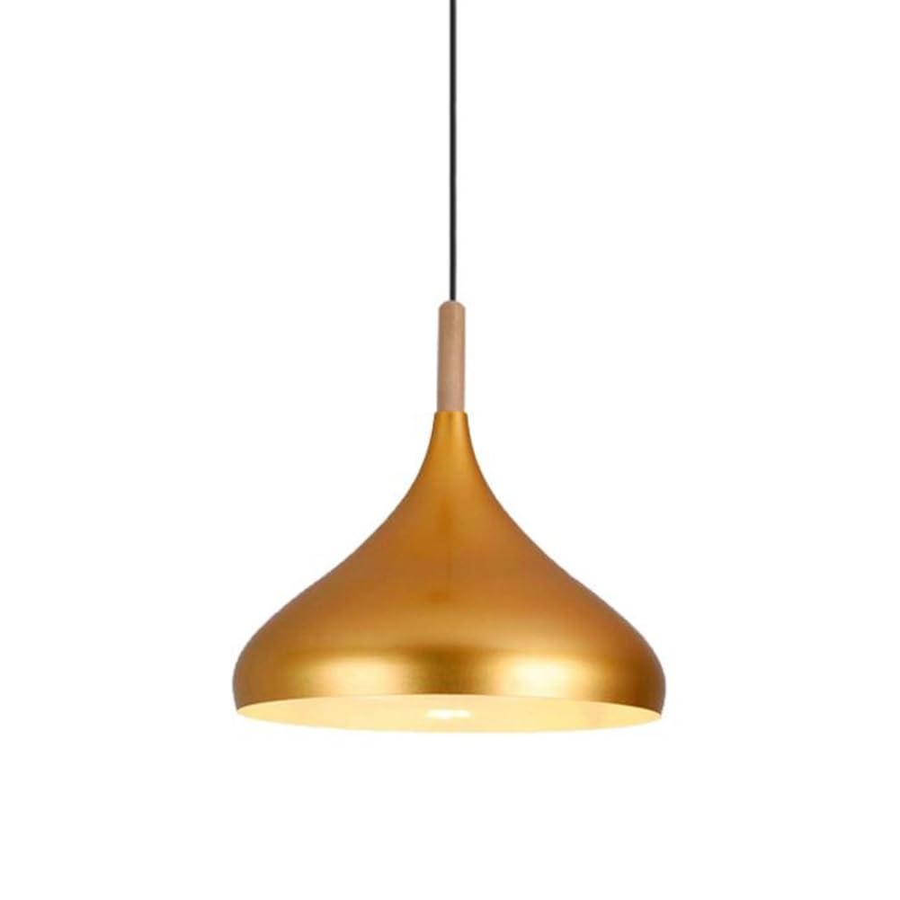Suspension créative en bois et métal coloré, luminaire suspendu moderne de style nordique, lampe suspendue rustique simple de style ferme, éclairage suspendu rétro simple pour îlot de cuisine ou table