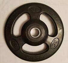YorkWeight Plate 35Lb Rubber Iso Grip 29024 @Fs