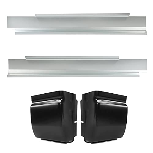 Rocker Panel & Cab Corner Kit Standard Cab Compatible With 2002-2009 Ram 1500 2500 3500 2 Door Rust Repair Set of 4-2Packages