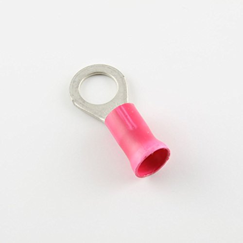 8 Ga. Insulated Ring Terminals, 3/8