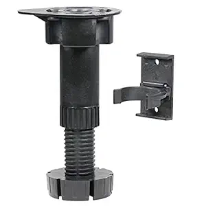 Rok Hardware Adjustable Furniture Legs, Cabinet Leg Levelers, Adjusts from 3-3/4