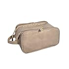 Hemompito Cosmetic Bag for Women, Large Makeup Bag with Multiple Compartments, Waterproof Makeup Pouch, Smooth Zippers, Easy to Clean, Built to Last for Home, Travel, Weekend Getaways