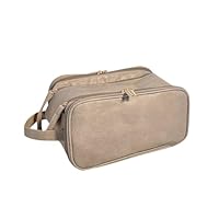 Hemompito Cosmetic Bag for Women, Large Makeup Bag with Multiple Compartments, Waterproof Makeup Pouch, Smooth Zippers, Easy to Clean, Built to Last for Home, Travel, Weekend Getaways