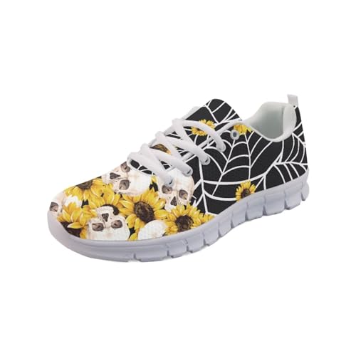 Forchrinse Womens Slip On Sneakers Men Lace-Up Walking Tennis Shoes Lightweight Casual Flat for Gym Travel Work