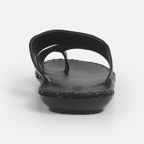 Image of Mochi Men's Faux Leather Stylish Toe Ring Slipper