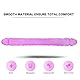 DoppelDildo, Lesbisch Double Dildo, Geschenke für Frauen, 33CM Realistic Dong, Doppelpenetration Realistischer Analdildo Sexspielzeug(Violett)