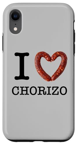 `\[D̂߂ I Love Chorizo fUC X}zP[X iPhone XR p