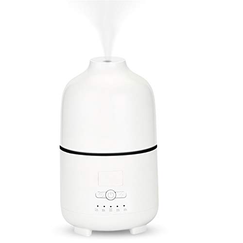 Aroma Diffuser Essential Oil Diffuser 500ML Ultrasonic Diffuser Cool Mist Humidifier with Auto Shut-off Function, One Fill for 16hrs Consistent Scent & Aromatherapy, BPA-free (White)…