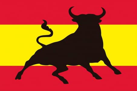 Bandera Toro de España 100% Polyester 90 x 150cm