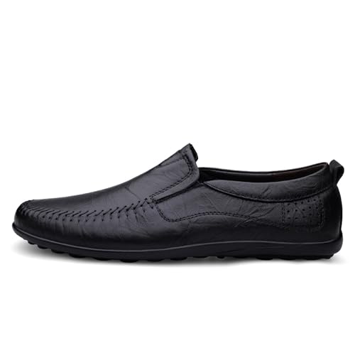 Men's Leather Driving Slip-on Penny Loafers Shoes Soft Lightweight4