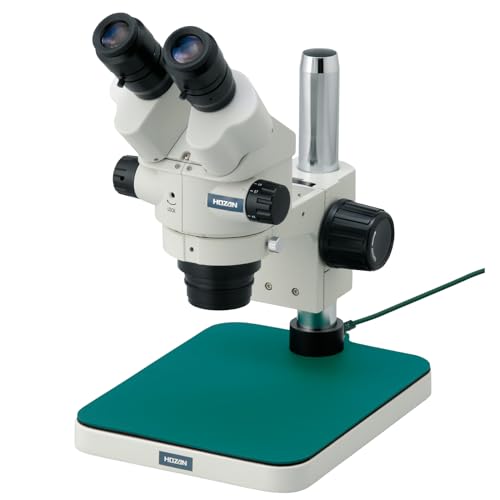 Hozan L-46 Stereo Microscope, Zoom Type, Magnification: 7-45 Times, Working Distance: 3.3 inches (84 mm), Bright and Easy to See Images