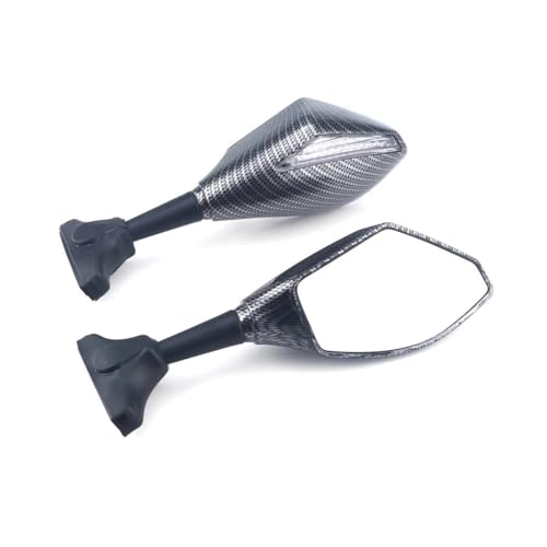 Rétroviseurs embouts guidon moto clignotants pour virées nocturnes GSXR