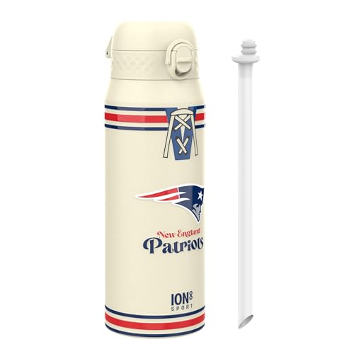 Ion8 NFL Patriots Edelstahl-Trinkflasche 750ml