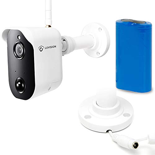 Funk Überwachungs-Kamera Akku | Betrieb mit Akku | Full HD 2 MP 1080p | Reichweite bis 300 m | PIR-Wärmesensor Nachtsicht Gegensprechfunktion