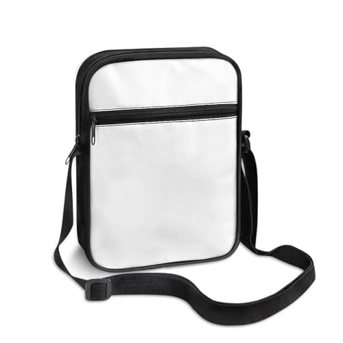 Cute Messenger Bag with Zipper and Front Pocket Sling Crossbody Shoulder Bags Adjustable Strap2