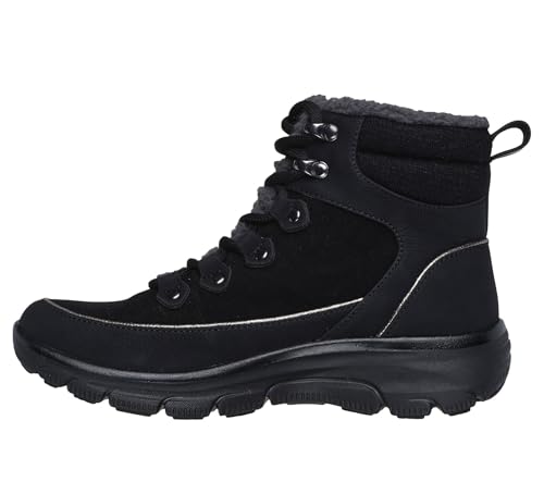 Skechers Women's Martha Stewart Relaxed Fit: Easy Going - Winter Road 2, Black, 7 Medium US2