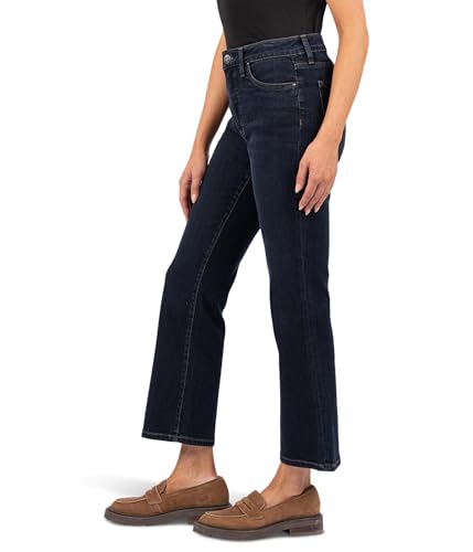 KUT from the Kloth Women's Kelsey High-Rise Fab Ab Ankle Flare Regular Hem2