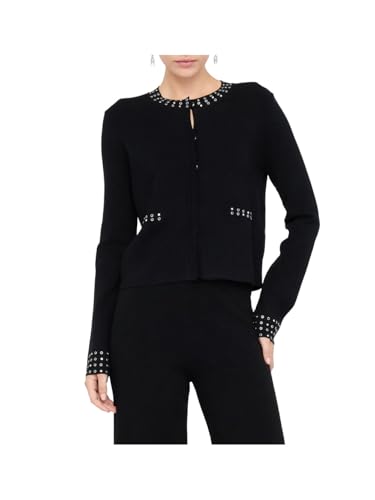 Liu Jo Chaqueta Jersey Con Diamantes - Negro, Negro , L