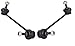 8 Pcs Front Suspension Control Arm Kit Stablizer Link Tie Rod Ends for BMW E39 525i 528i 530i 5 series