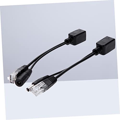 jojofuny 6pcs Poe Injector and Splitter Kit Dc Jack Poe Splitter for IP Cameras Routers Ethernet miniatura 5
