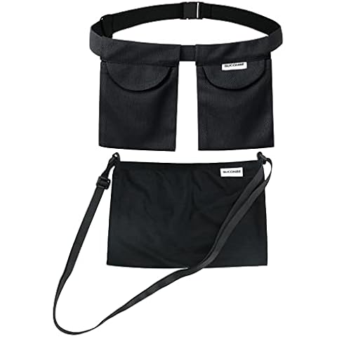 SUCONBE Adjustable Mastectomy Drain Holder Drainage Pouch with Shower Bag for Breast Surgery Mastectomy Breast Reduction Augmentation Post-Surgery Recovery Support Patient Care Kit (Black) Cover