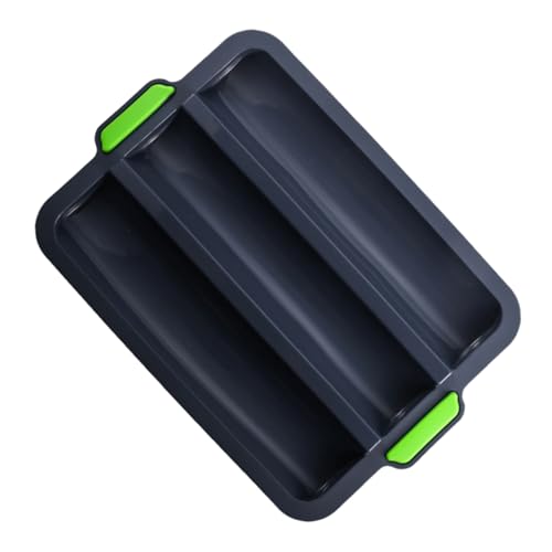 GRIRIW French Bread Mold Silicone Baking Tool for Easy Homemade Deep Pan for Professional and Home Use for Hot Dogs and Bread Baking