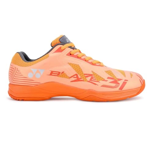 Image of YONEX BLAZE 3 Badminton Shoes |Non Marking | Ideal for Badminton,Squash,Table Tennis,Volleyball | Non-Marking Sole |TRU Cushion |Durable Skin Light|Synchro-Fit Insole|Toe Assist Shape|Hexa Grip |Light Weight|Lateral Shell|Extra Cushioning|Snap Back Action|