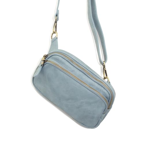 Image of Joy Susan Womens Fashion Purse Kylie Double Zip Sling Belt Bag