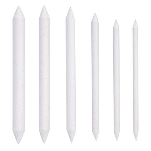 6 Piezas Accesorios de Dibujo, Difuminos de Papel Lapices De Dibujo para Artistas de Boceto DIY Difuminos Difuminadores para Dibujo