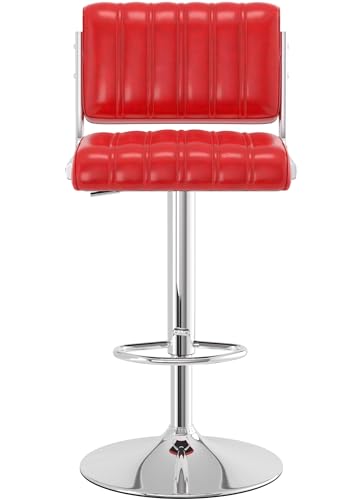 Costantino Apollo Gaz Levage Tabouret De Bar Rouge