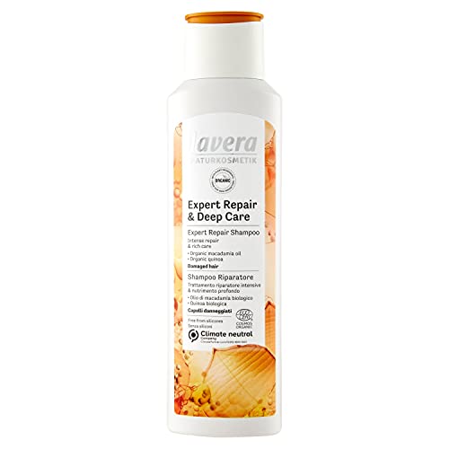 lavera Shampoo Expert Repair and Deep Care â€¢ Expert Repair Shampoo â€¢ Hair Care â€¢ Natural Cosmetics â€¢ Vegan â€¢ Certified â€¢ 250ml