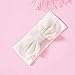 Modis 2 pièces Couleur Unie Bowknot bébé Bandeau élastique Turban Bandeau bébé Fille Bandeaux Bandeaux pour bébé Filles Accessoires de Cheveux