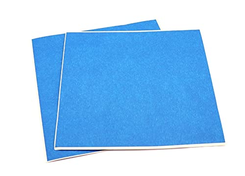Lysee 3D Printer Parts & Accessories - Guider II Dreamer Blue Masking Tape 3D Printer Build Bed Masking Sheet-5 Sheets Finder - (Size: 154-232mm CreatorPro)