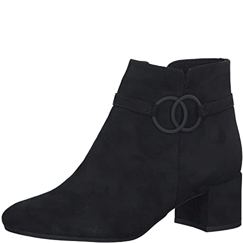 Tamaris Femme Bottines, Dame Bottines,TOUCHit,Bottes,Bottes Courtes,Bottines,Hautes,Black,38 EU