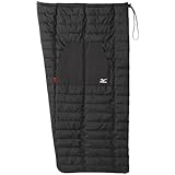 [ミズノ] テックフィルウォーマー クルミーノ 防寒 ブランケット ひざ掛け 収納袋付き ブレスサーモ 撥水 C2JYA610 ブラック フリー