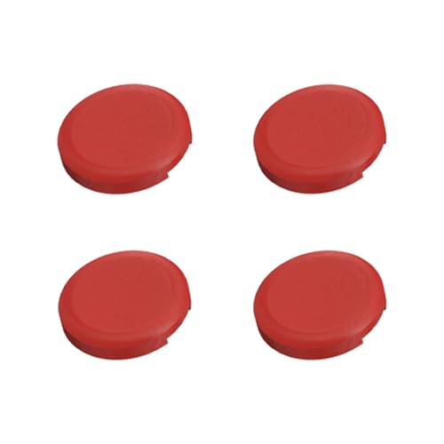 Image of Leverless Controller Keycaps Replacement Button Caps,4PCS 23mm Arcade Replacement Hitbox Button Caps for Mechanical PushButtons,Caps for TTC /Cherry /Akko Switches Caps(Crimson)