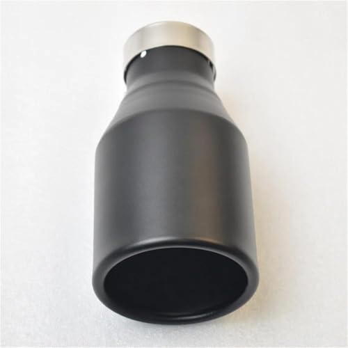 Modification de voiture réussie grâce à l'embout d'échappement noir 76mm - 3
