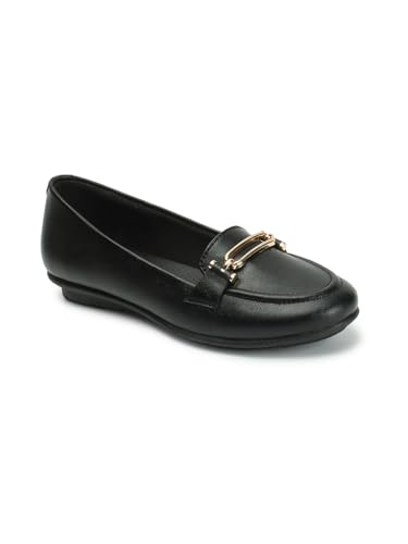ELLE Womens Stylish Slip On Comfortable Loafers Colour-Black, Size-UK 5 (B0CLJH3YY8) Amazon Price History, Amazon Price Tracker