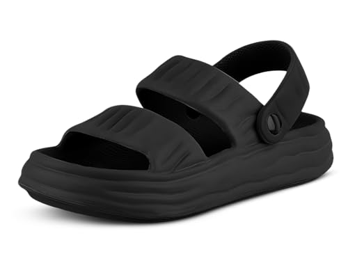 Image of TieFit Extra Soft Cushion Arch Fit Support Comfortable Adjustable Ankle Strap Outdoor Daily Use Sandal Slide For Men