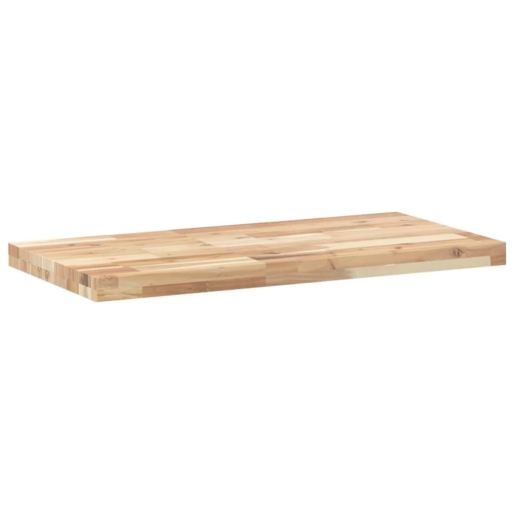 Piano da tavolo rettangolare, 60 x 40 x 4 cm, in legno massiccio di acacia, per mobili fai da te, piastra di ricambio, accessorio per ufficio, cucina, soggiorno, sala da pranzo