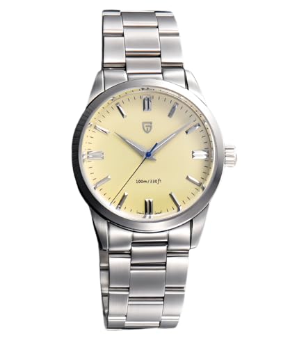 Orizontime Pagani Design Watches for Men, 38mm Dial, Stainless Steel, 100m Waterproof, Quartz, VH31 Movement