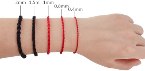 PH PandaHall 100 Yards 0.8mm Nylon Beading String Knotting Cord, Chinese Knotting Cord Nylon Shamballa Macrame Thread Beading Cord, Darkgray